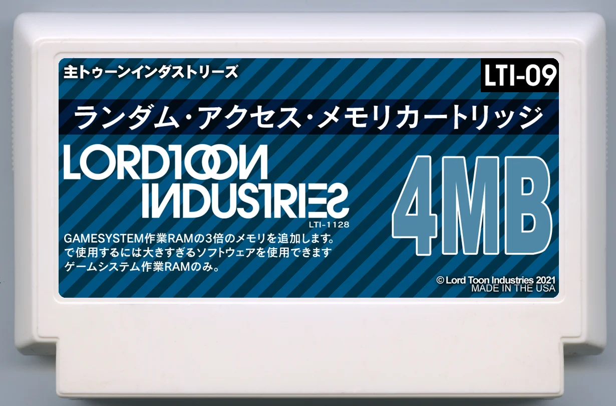 LTI Super RAM Cart: 4MB