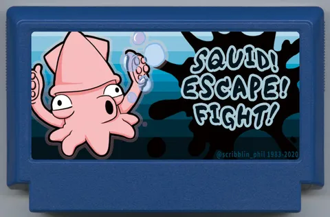 鱿鱼！逃脱！战斗！ (Squid! Escape! Fight!)