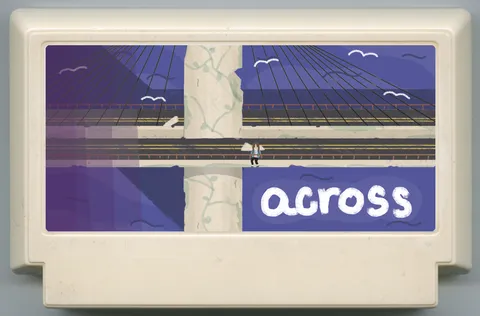 穿过 (across)